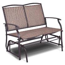 Double glider rocker online outdoor